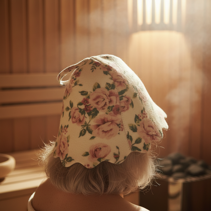 Bastumössa i bastumiljö