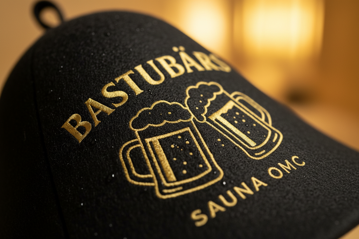 Macro shot of Bastubärs emblem