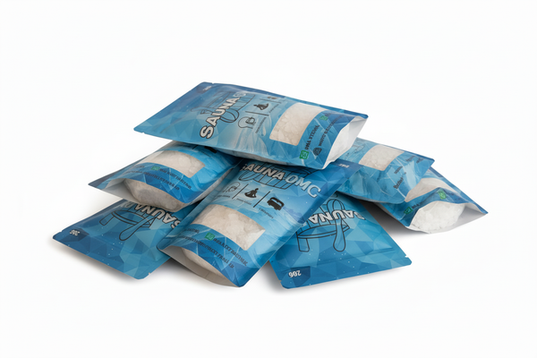 Sauna OMC crystal pouches lighter stacked version